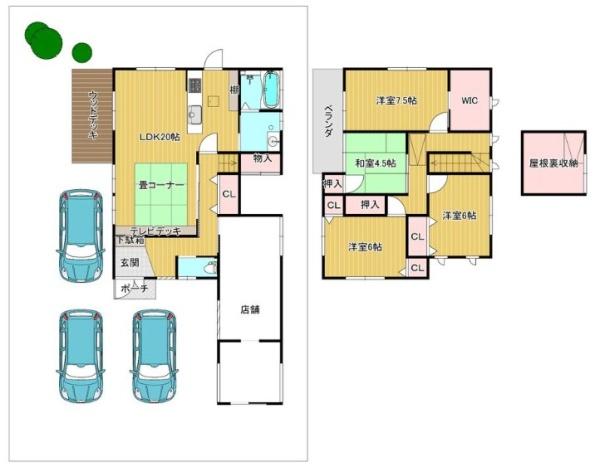 野洲市西河原の中古一戸建