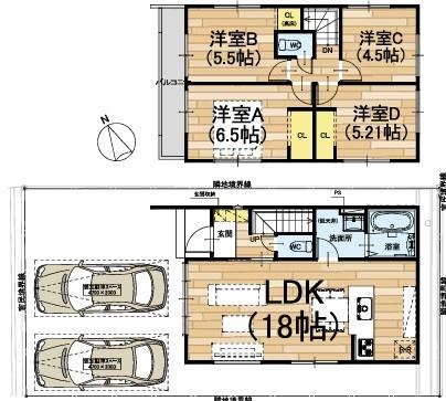 守山市岡町の新築一戸建