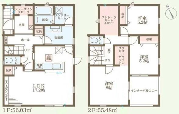 栗東市上鈎の新築一戸建