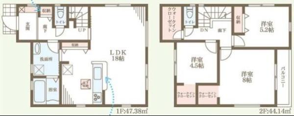 草津市西矢倉３丁目の新築一戸建