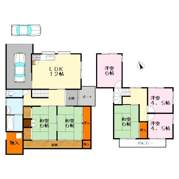 草津市西渋川１丁目の中古一戸建て