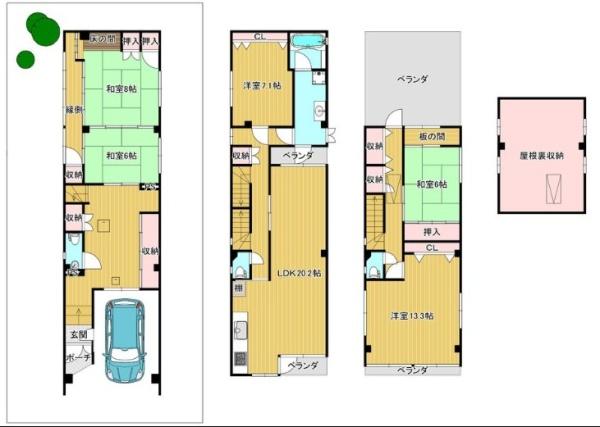 大津市長等２丁目の中古一戸建て