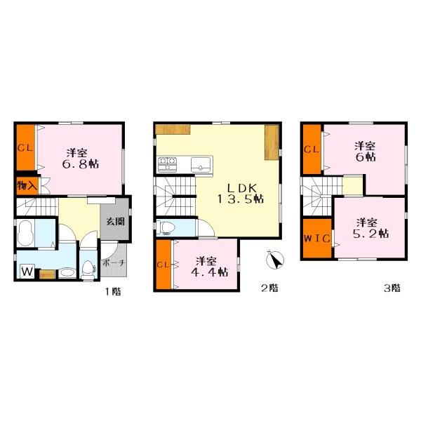 栗東市安養寺１丁目の新築一戸建