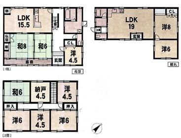 大津市枝４丁目の中古一戸建て