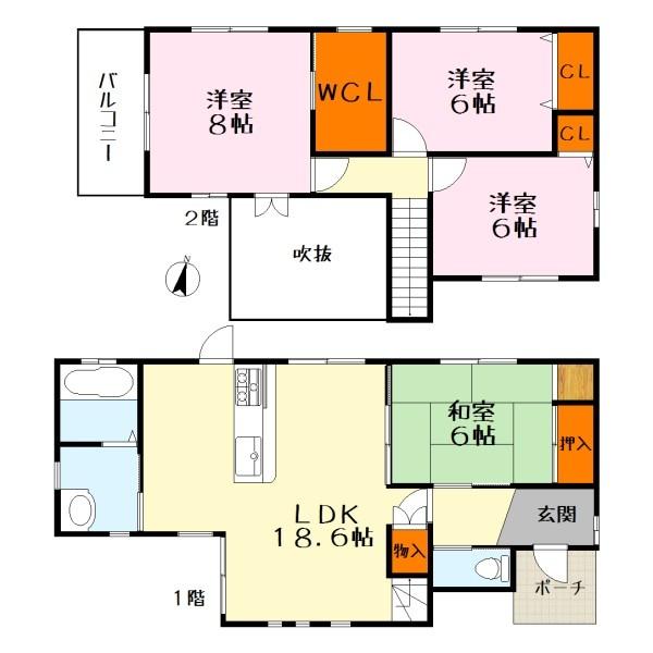 大津市大萱４丁目の中古一戸建て