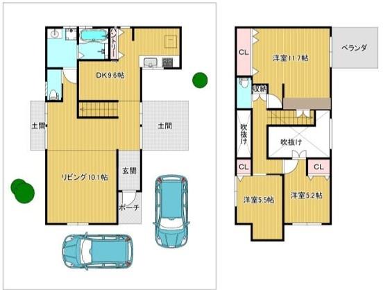 大津市若葉台の中古一戸建て