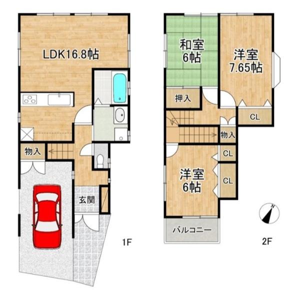 大津市大江2丁目の中古一戸建