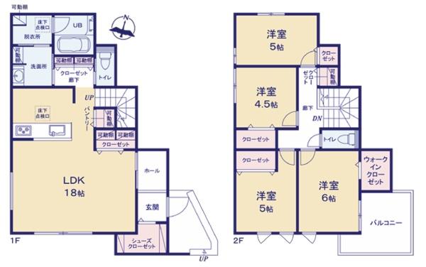 岡崎市岩津町1期　新築戸建全2棟　2号棟