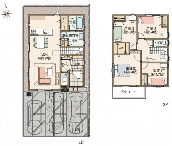 岡崎市稲熊町　新築戸建2号棟