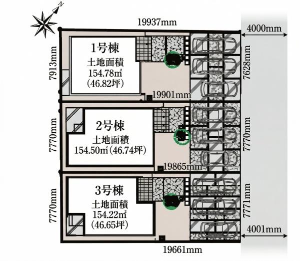 岡崎市中島町　新築戸建　1号棟