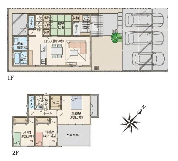 岡崎市中島町　新築戸建　2号棟