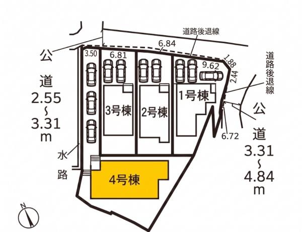 岡崎市福岡町　新築戸建　４号棟