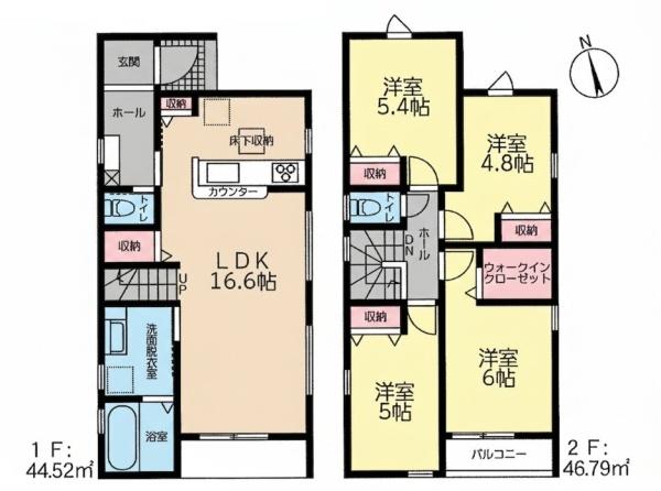 岡崎市緑丘３丁目　新築戸建　２号棟