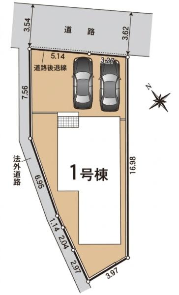 岡崎市上地町第9　新築戸建　1号棟