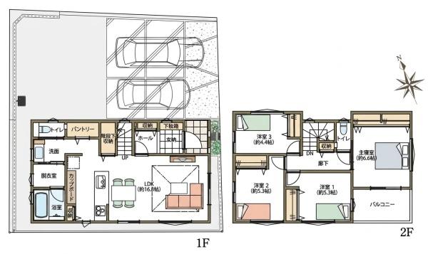岡崎市井田町字１丁目の新築一戸建