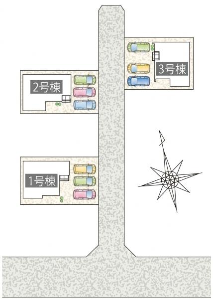 岡崎市北野町　新築戸建　3号棟