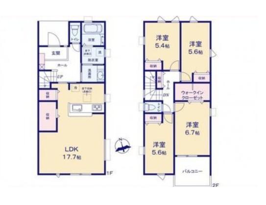 岡崎市広幡町　新築戸建　1号棟