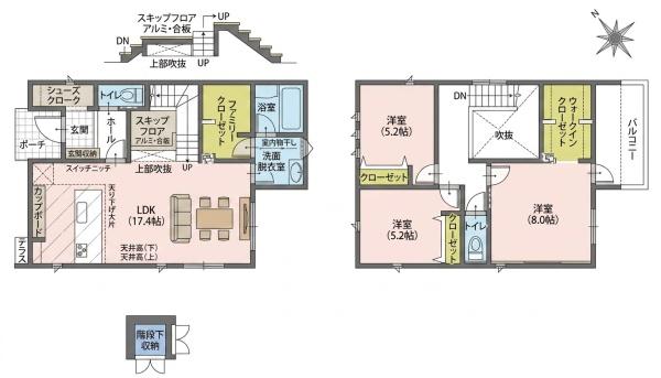 岡崎市矢作町　新築戸建　3号棟