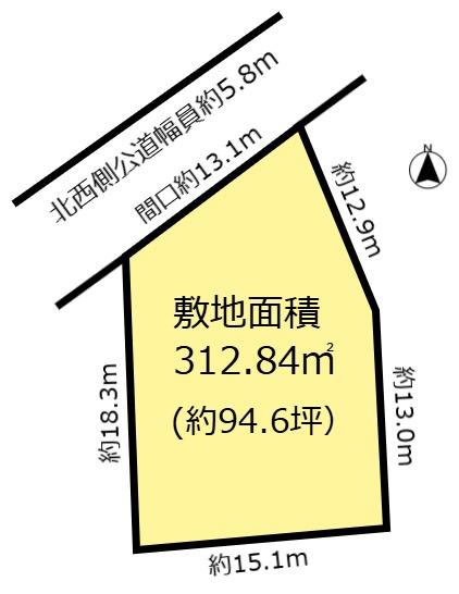 岡崎市二軒屋町　売地