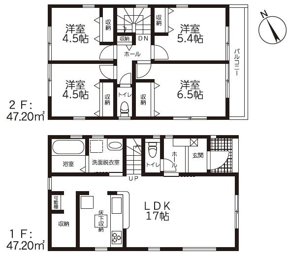 岡崎市井内町　新築戸建　3号棟