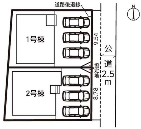 岡崎市中園町　新築戸建　1号棟