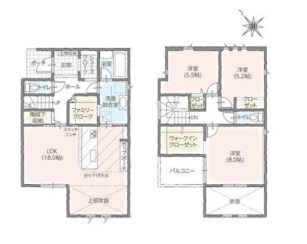 岡崎市小呂町　新築戸建　1号棟