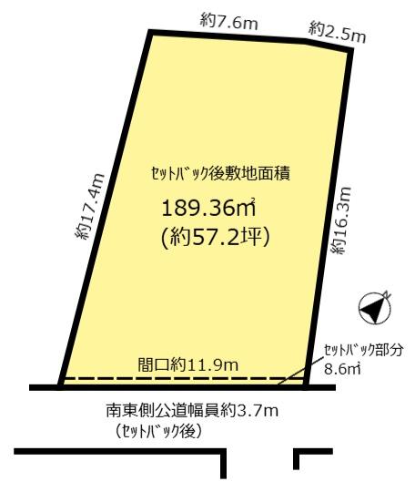 岡崎市福岡町字上流売地