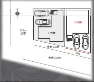 岡崎市寿町　新築戸建2号棟