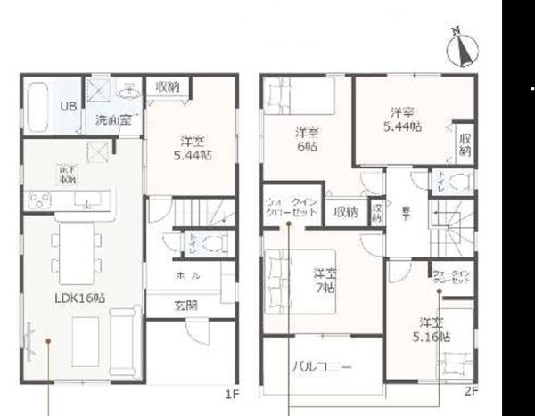 西尾市寺津町　新築戸建１号棟