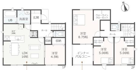 安城市桜井町下谷　新築戸建2棟