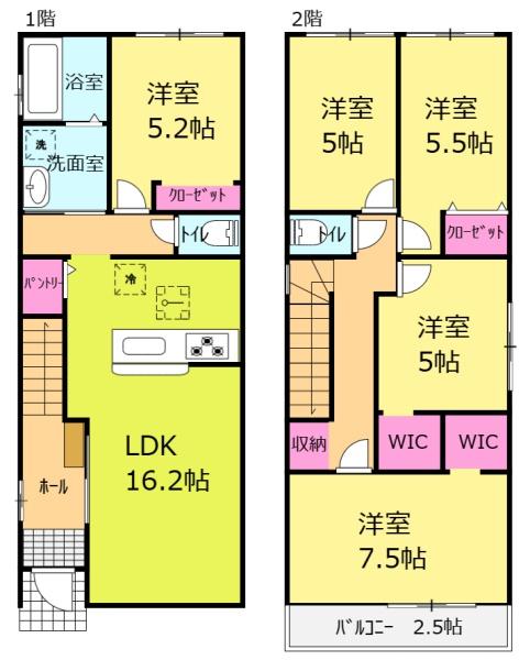岡崎市中島西町　新築戸建2号棟