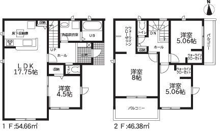 西尾市家武町　新築戸建2号棟
