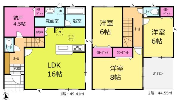 西尾市一色町味浜上乾地　新築建売2号棟