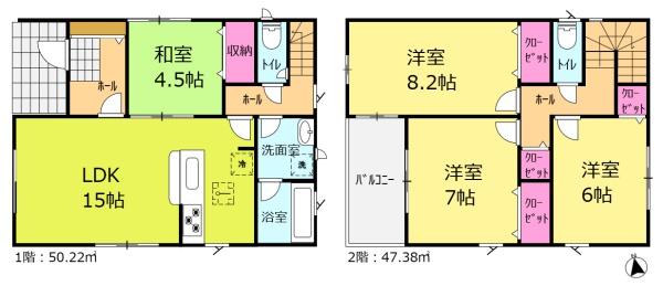 西尾市一色町味浜上乾地　新築建売4号棟