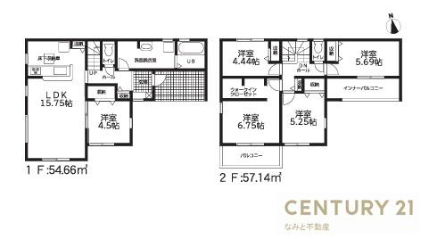 西尾第68一色町一色　新築建売第2号棟