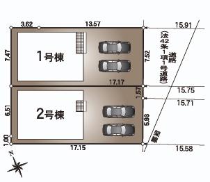 岡崎市矢作町　新築戸建　2号棟