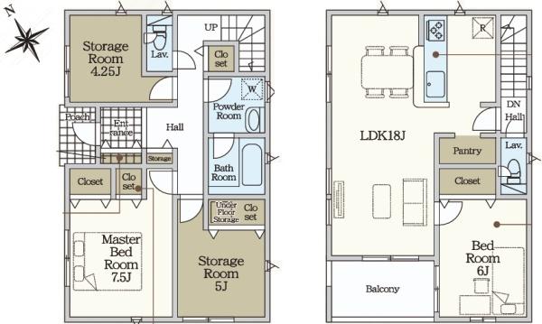 岡崎市本宿台新築戸建　全5棟　1号棟