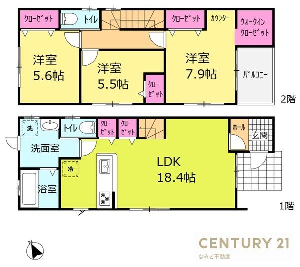 岡崎市六名南１丁目　新築戸建