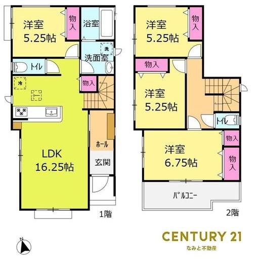 岡崎市福岡町　新築戸建　A号棟