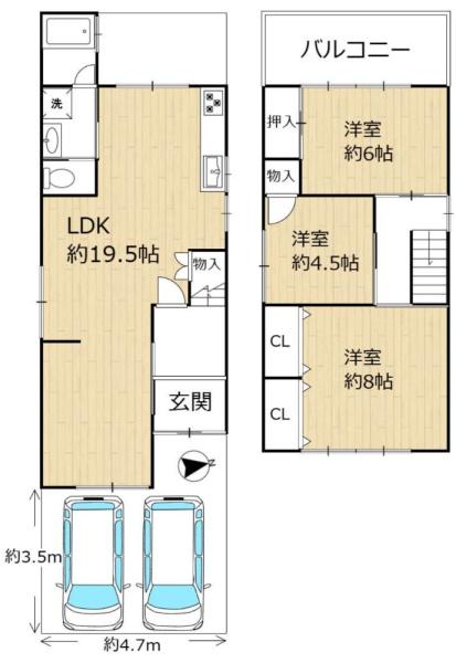 京都市南区久世上久世町の中古一戸建