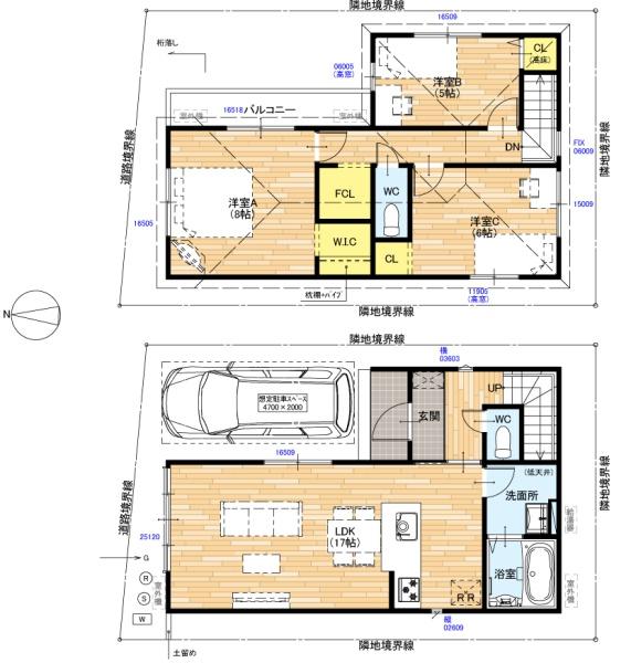 京都市西京区上桂御正町の新築一戸建