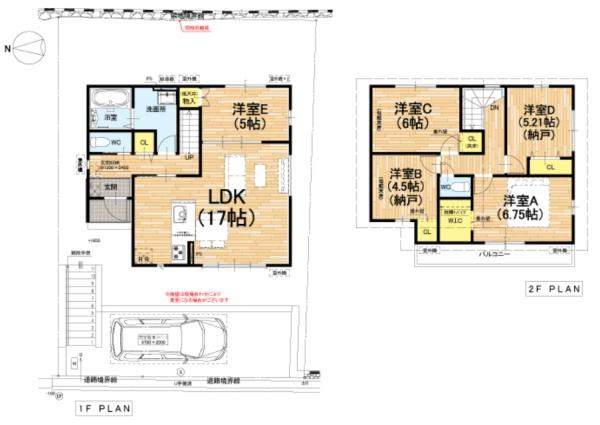 京都市伏見区深草大亀谷万帖敷町の新築一戸建