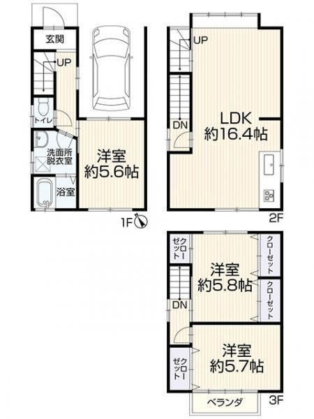 京都市右京区西京極畑田町の中古一戸建