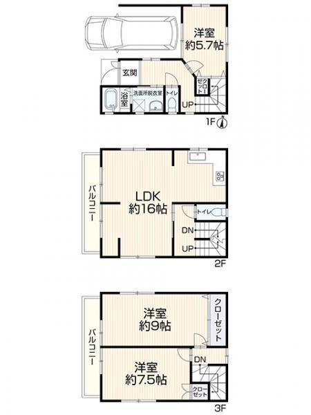 長岡京市東神足１丁目の中古一戸建