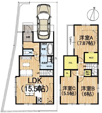京都市右京区嵯峨野南浦町の新築一戸建