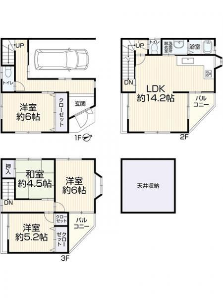 京都市西京区桂南滝川町の中古一戸建