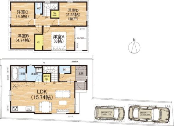京都市右京区花園艮北町の新築一戸建