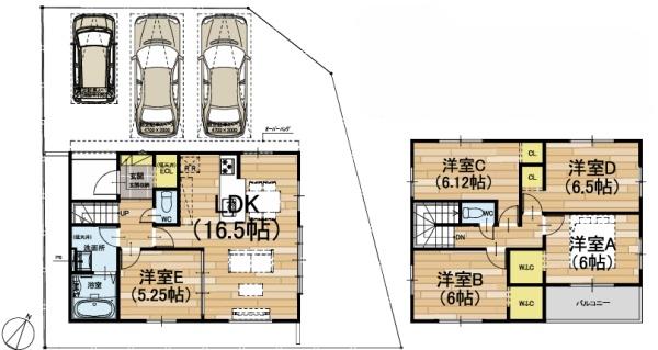京都市北区大宮釈迦谷の新築一戸建