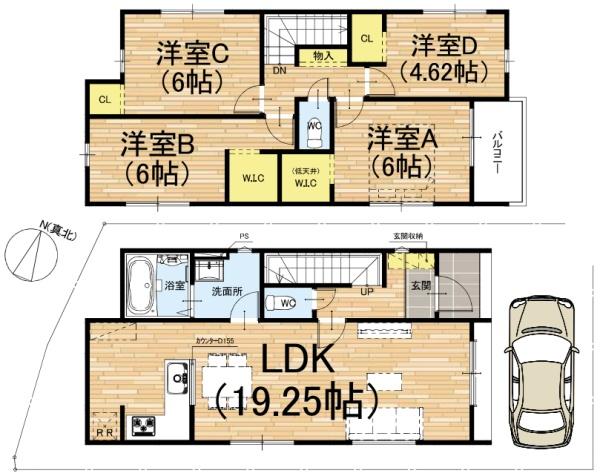 京都市西京区桂池尻町1期2号地　新築戸建住宅