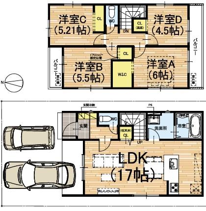 醍醐御霊ケ下町1期1号地 新築一戸建住宅